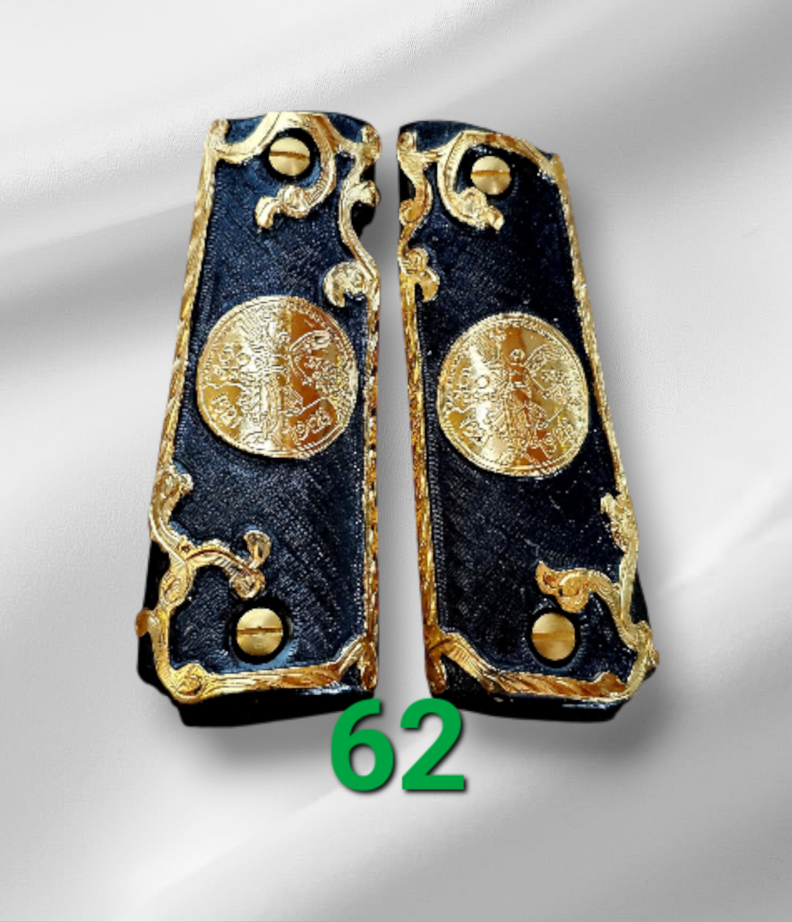Centenarios coin many styles 1911 full size mexican premium gun grips cachas gold plated