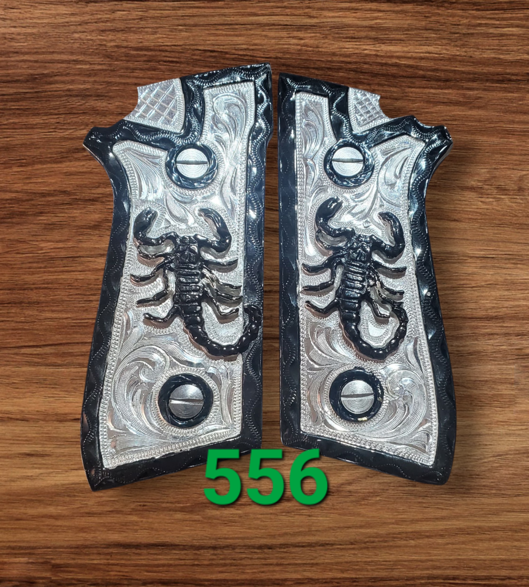 Taurus pt92 mexican style grips cachas gun pistol premium 24k gold Plated