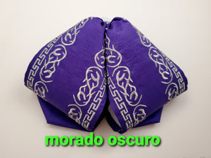 Mariachi premium moño charro color azul,lilac,rojo,verde,mexican bordado bow tie